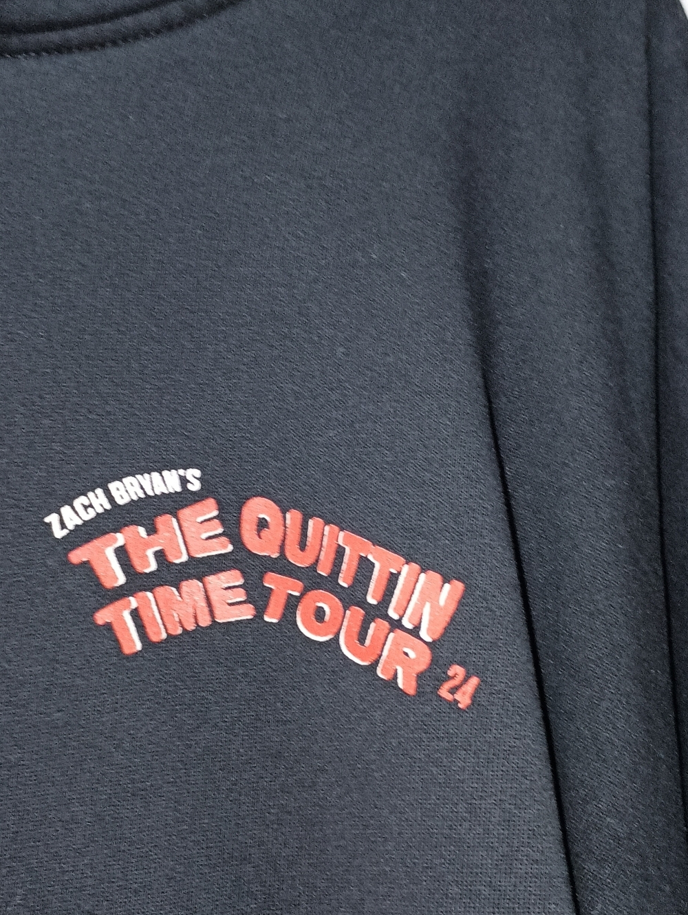 Zach Brown The Quitten Time 2024 Tour Sweatshirt Medium - Picture 7 of 8